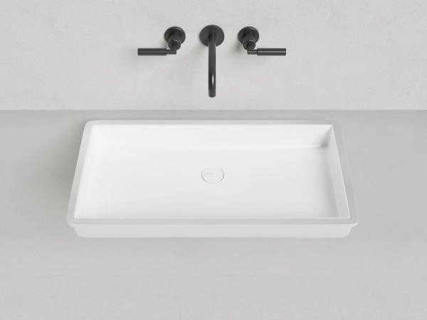 Раковина Salini MAREA 10 RAL S-Sense покраска RAL глянцевая 75x40 1802110GF встраиваемая