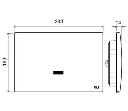 Панель сенсорная двойная OLI Electra II 079205