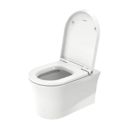 Duravit White Tulip Унитаз подвесной 37х54 см, безободковый, HygieneGlaze, цвет: белый