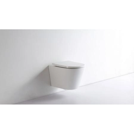 Унитаз CeramaLux NS5178 51 см подвесной ,безободковый микролифт