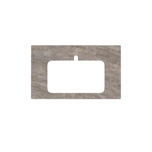 Столешница Kerama Marazzi PLAZA ПЛАЗА PL2.VT280\80 Столешница из керамогранита Парнас 80, пепельный