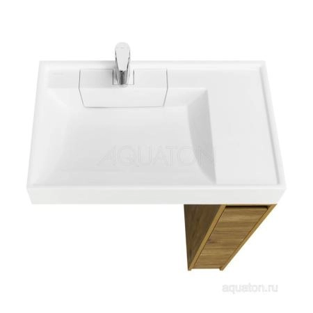Тумба под раковину AQUATON Лондри 20 Дуб Рустикальный без фасада 1A267101LHDR0