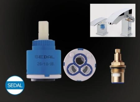 Смеситель Gappo G1107 на борт ванны 3 отверстия, хром