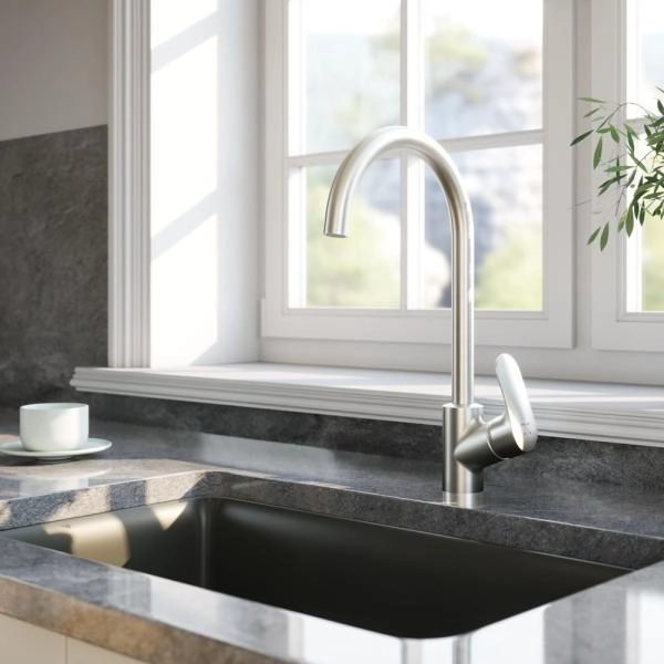 Смеситель для кухни AM.PM Like F8007111 сатин