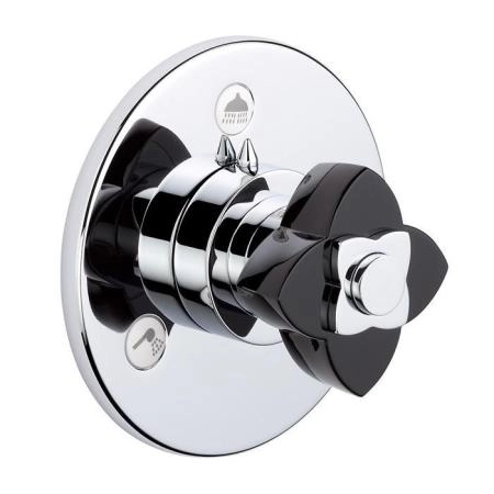 THG Petale De Cristal Noir Переключатель встраиваемый, внешняя часть, цвет: хром