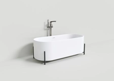 Ванна NT BAGNO NT303 AMIATA 1600x700 искусственный камень белый матовый