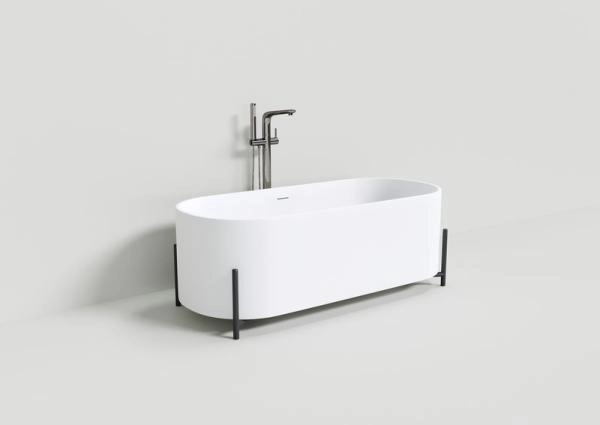 Ванна NT BAGNO NT303 AMIATA 1600x700 искусственный камень белый матовый
