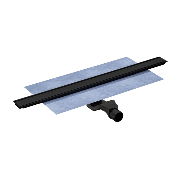 Душевой трап VitrA Eco-Flow  59980582000 60 x 6 см горизонтальный с мокрым затвором черный