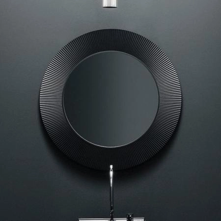 Laufen Kartell Зеркало круглое d=78см, настенное, без подсветки, цвет: черный
