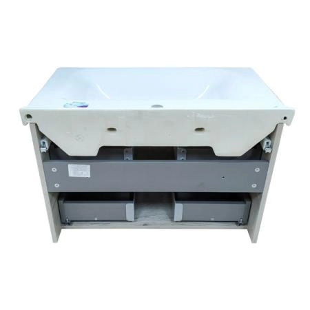 Тумба с раковиной Comforty Парма-80 дуб дымчатый