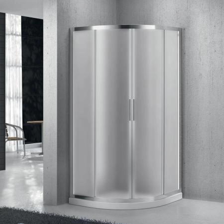 Душевой уголок BelBagno SELA 90x90 матовое стекло 6 мм профиль хром SELA-R-2-90-P-Cr