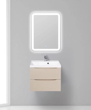 Тумба под раковину Belbagno MARINO Rovere Bianco подвесная 600x450x500 MARINO-600-2C-SO-WO-P