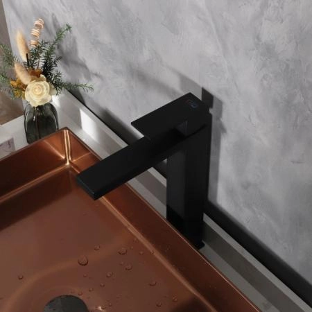 Смеситель Gid Anchel SS979-BM-D для раковины Черный матовый