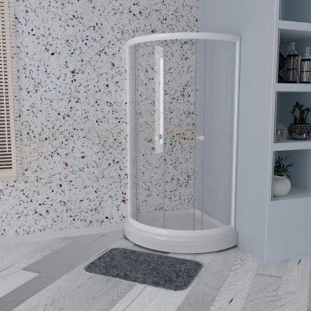 Поддон к душевому углу Найт 90 (радиальный поддон на раме-подставке с устройством слива)