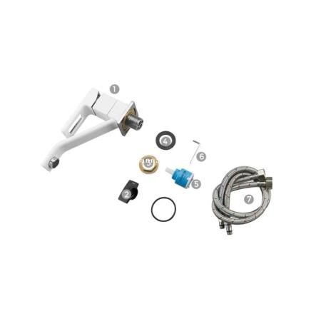 Смеситель Gappo G4517-8 для кухни, хром