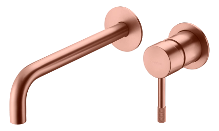 Смеситель для умывальника Boheme из стены, Uno. Copper Brushed 465-CB