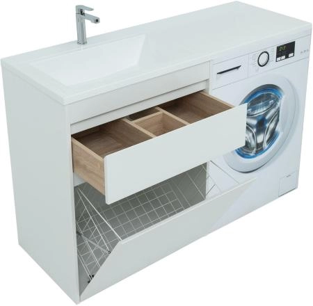 Тумба под раковину Aquanet Токио 68 белый (напольная, 1 ящик)