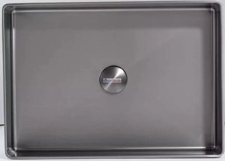 Раковина Gappo GX201-9 36x36 Oружейная сталь нерж.сталь на столешницу