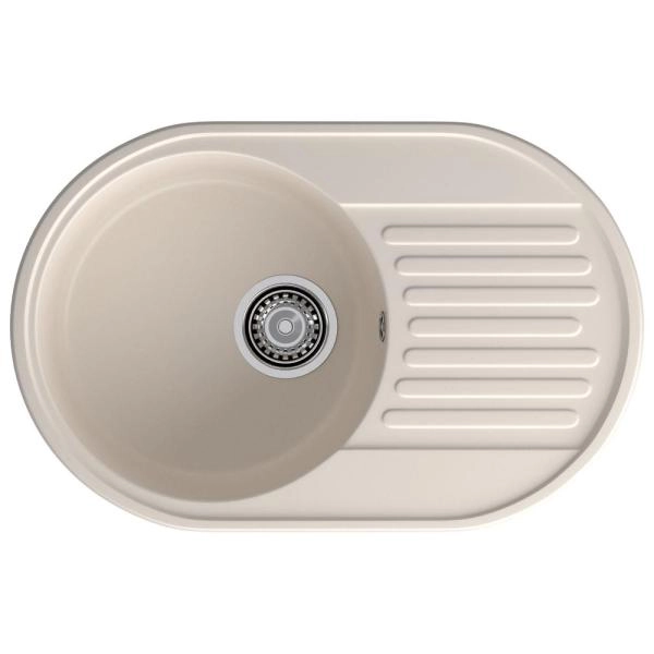 Кухонная мойка GranFest QUARZ 18, белый