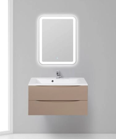 Тумба под раковину Belbagno MARINO Capucino Lucido подвесная 900x450x500 MARINO-900-2C-SO-CL-P