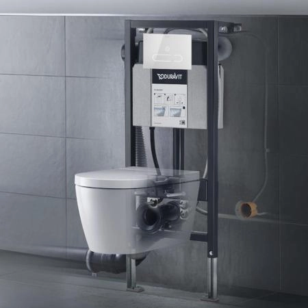 Duravit DuraSystem Клавиша смыва A2, сенсорная с ИК-датчик, стекло, цвет: белый (для рам WD1013/14, WD1023 и SensoWash F Pro/Plus/Lite)