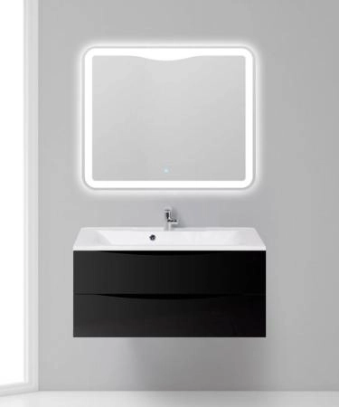 Тумба под раковину Belbagno MARINO Bianco Opaco подвесная 1000x445x500 MARINO-1000-2C-SO-BO-P