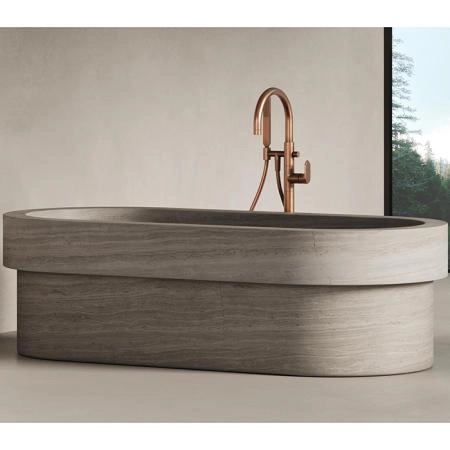 Dea Design Marble Verona Ванна 184х85х54см., отдельностоящая, мрамор, цвет: Stone Silk