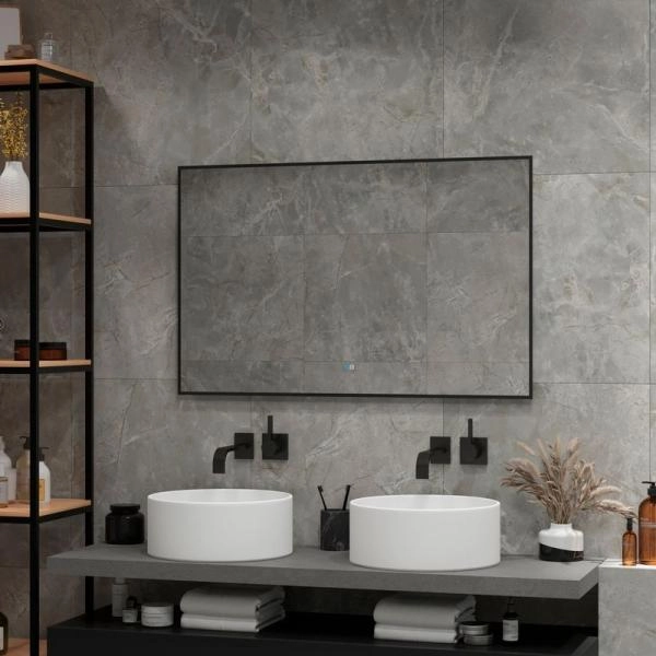 Зеркало Континент Amer medium 1000x700 ЗЛП2276 с подсветкой