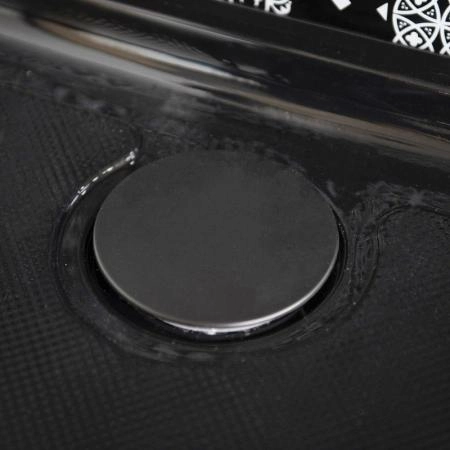 Душевая кабина Esbano 100x100 профиль Черный стекло прозрачное ESKBB100CKR