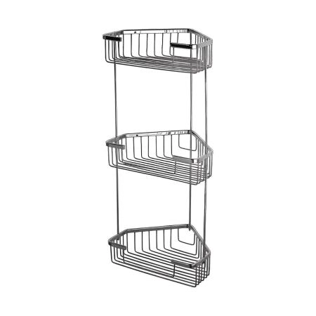 Полка угловая тройная Maretti AC58R335-3, хром