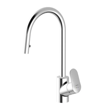 Смеситель для кухни AM.PM Like F8012000 Смеситель - хром, шланг - черный