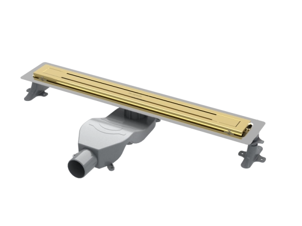 Душевой лоток Boheme Premium Trendy 80см, нерж.сталь ЗОЛОТО 983-80-G