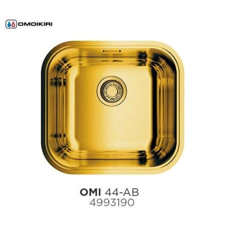 Кухонная мойка Omoikiri Omi 44-AB 4993190, 415х445, античная латунь