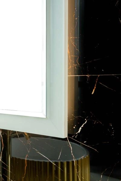 Зеркало Boheme Dolce Жемчужный белый 105x70см 567-W