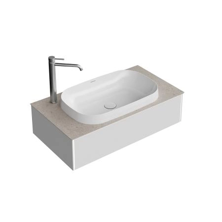 Тумба Kerama Marazzi MAGICA МАДЖИКА MA.90.1\MGR.M подвесная 90, 1 ящик, утренний серый матовый