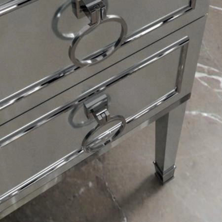 Oasis Lutetia Композиция №30 Комплект мебели напольный, 93х53хh210см, цвет: Dark Grey/хром