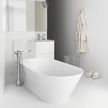 Laufen Kartell Ванна 1715x815x450мм, свободностоящая, с слив-переливом,  материал: композит, цвет: белый (СПЕЦЦЕНА с нашего склада!)
