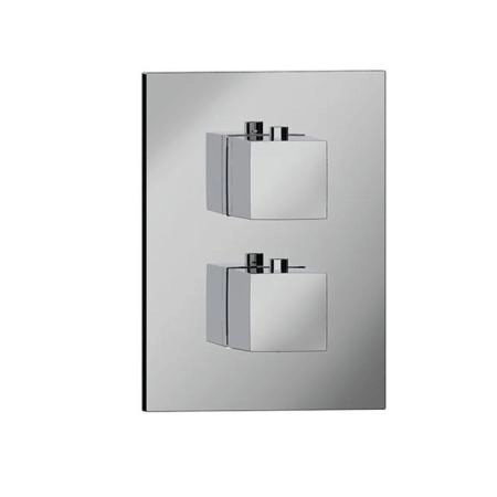 Almar Square Core Смеситель для душа, встраиваемый, внешняя часть, на 2 выхода, цвет: хром
