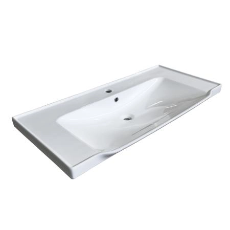Тумба с раковиной Comforty Сидней-100 00-00022768CF серый шелк с раковиной CF188057-100