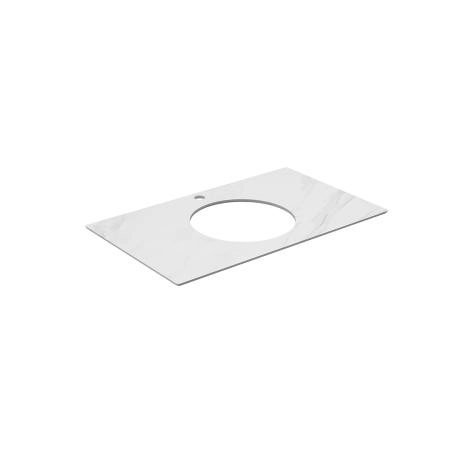 Столешница Kerama Marazzi PLAZA MODERN ПЛАЗА МОДЕРН PL5.SG507120R\80 Столешница из керамогранита для накладных раковин, Монте Тиберио 80 см, белый натуральный