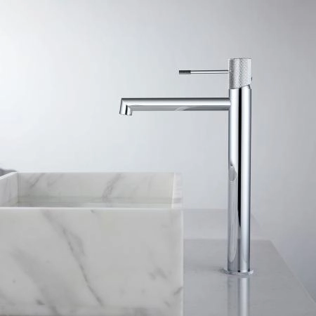 Смеситель высокий для раковины Vincea Desire VBF-1D2CH однорычажный, хром