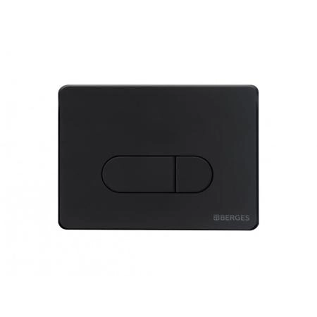 Инсталляция BERGES NOVUM 40235 для скрытого монтажа унитаза кнопка D5 Soft Touch, черная