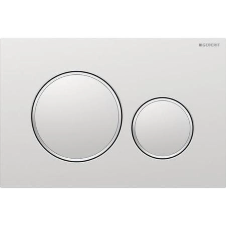 Geberit Sigma20 Клавиша для двойного смыва, круглая, цвет: хром матовый