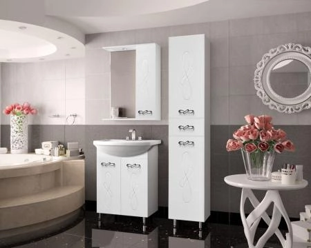 Тумба под раковину Style Line Elfante Венеция 90 (2 ящ.) напольная с ящиками, белая