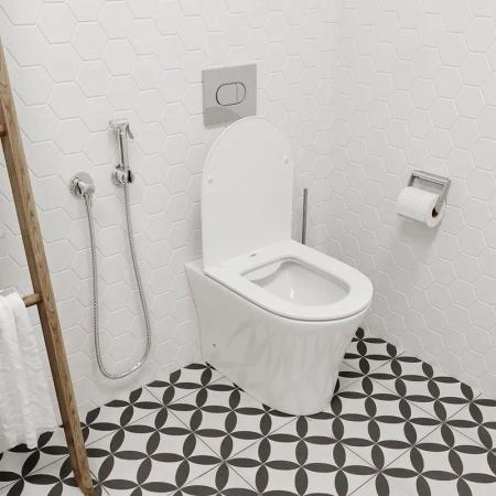 Унитаз Cerutti SPA ADIGE F приставной безободковый CT8907 (500x365x405)