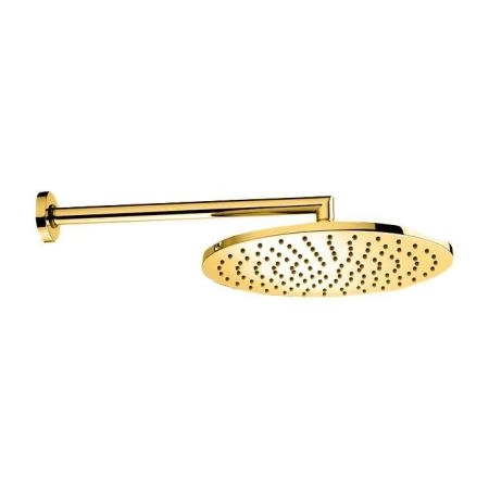 Bossini Cosmo Верхний душ Ø28см., настенный, 1 режим, цвет: Brushed Gold PVD