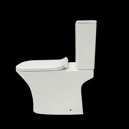 Унитаз CeramaLux 1217-P 66x35х77 см безободковый сиденье микролифт напольный