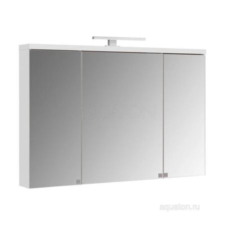 Зеркальный шкаф Aquaton Брук 120 белый 1A200802BC010