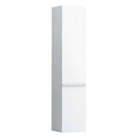 Laufen Case Шкаф подвесной, 35х33.5х165см., с 1 дверцей, петли слева, 4 стеклянные полки, цвет: белый матовый