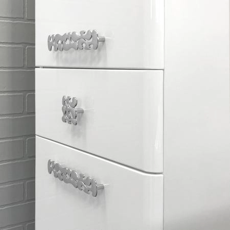 Шкаф-колонна Comforty Монако-40 правая 00003129168 белый глянец